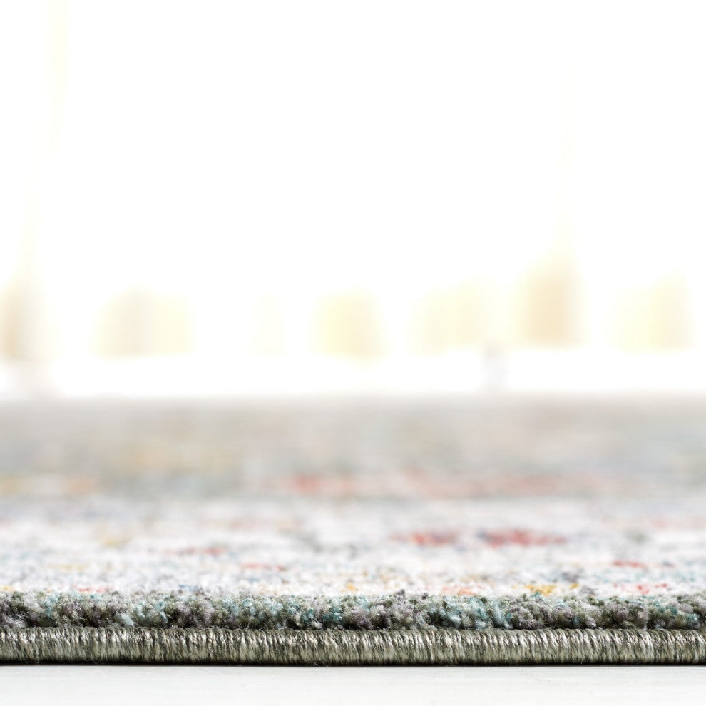 Safavieh Lauren Ralph Lauren Collection LRL1400 Rug, Sage/Ivory, 6'7" Square