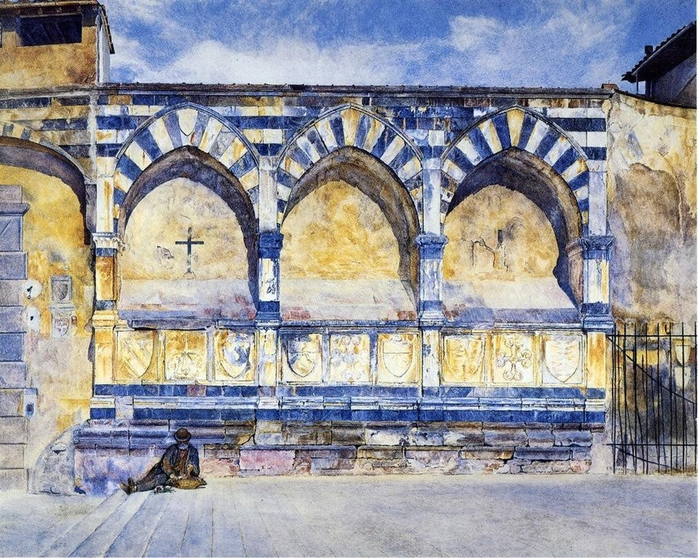 Henry Roderick Newman The Three Arches of Santa Maria Novella Wall Decal