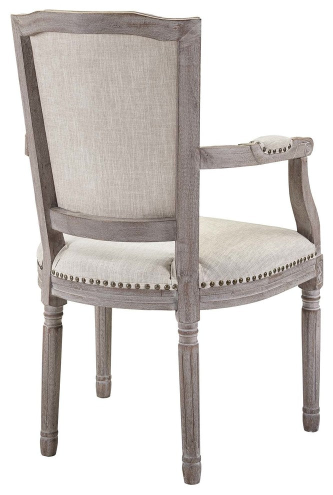 Penchant Dining Armchair Upholstered Fabric Set of 2