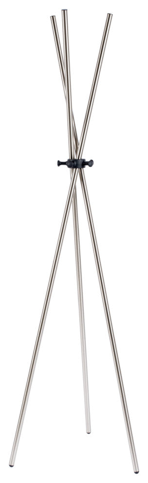 Tripod Metal Coat Rack | DF Darwin, Silver