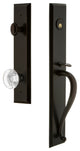 Fifth Avenue 1-Piece Dummy Handleset, S Grip and Bordeaux Knob, 849333