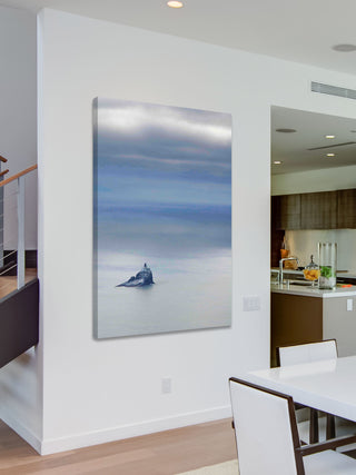 "Tillamook Rock Lighthouse" Painting Print on Canvas