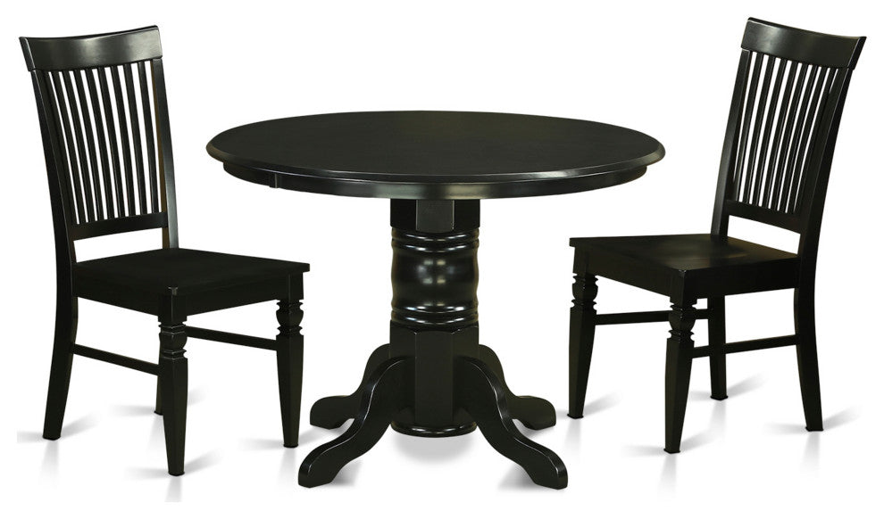3 Pc Kitchen Nook Dining Set -Kitchen Dinette Table And 2 Dining Chairs