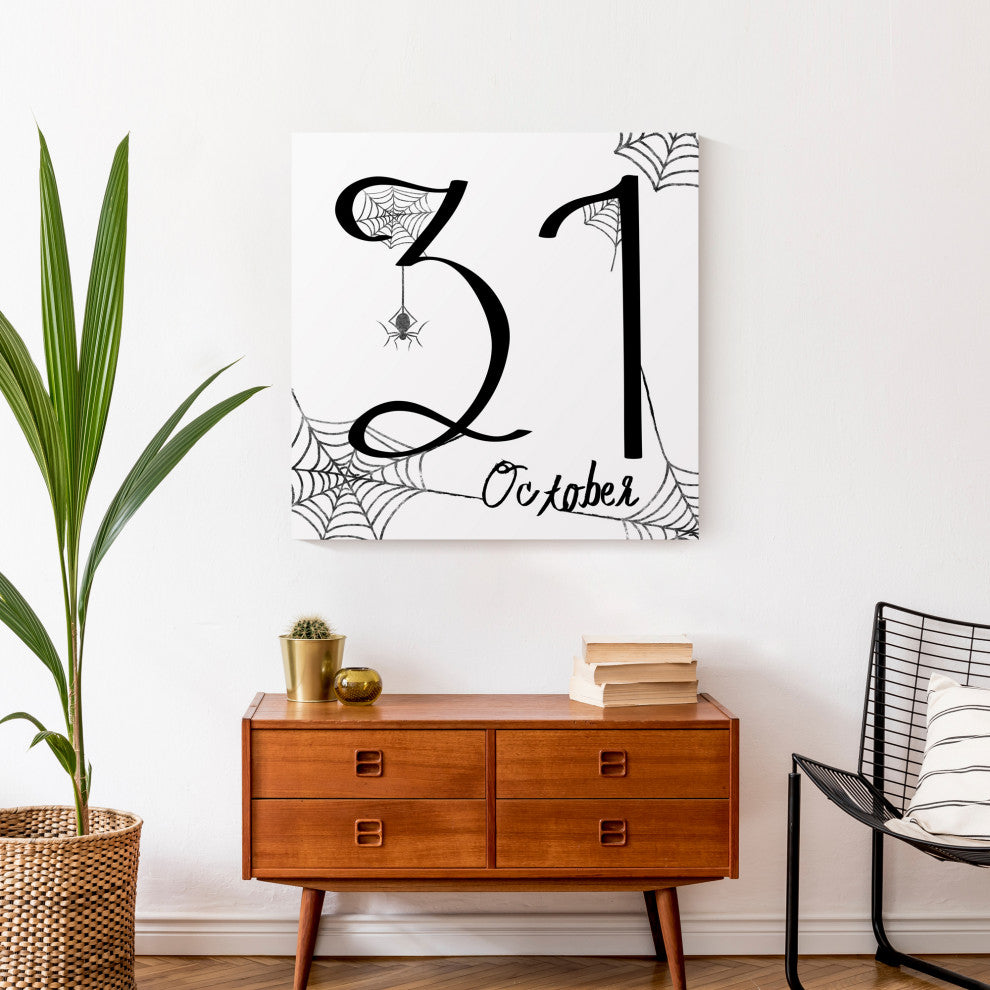 October 31 24x24 Canvas Wall Art