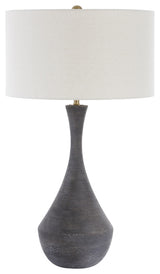 Uttermost Helston Dark Charcoal Table Lamp