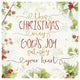 "Christmas Sentiments III" Digital Paper Print by Katie Pertiet, 32"x32"