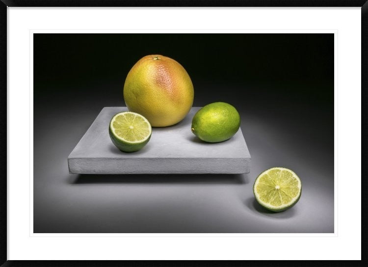 "Citrus Family" Framed Digital Print by Christophe Verot, 44x32"