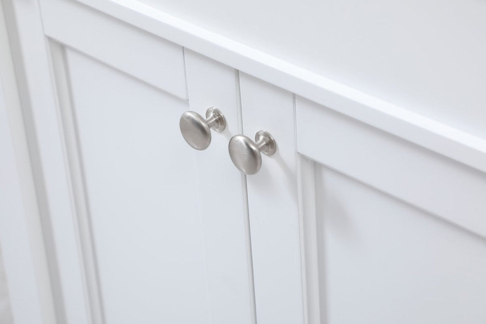 Home Living 21" Transitional White-Light Bathroom Vanity