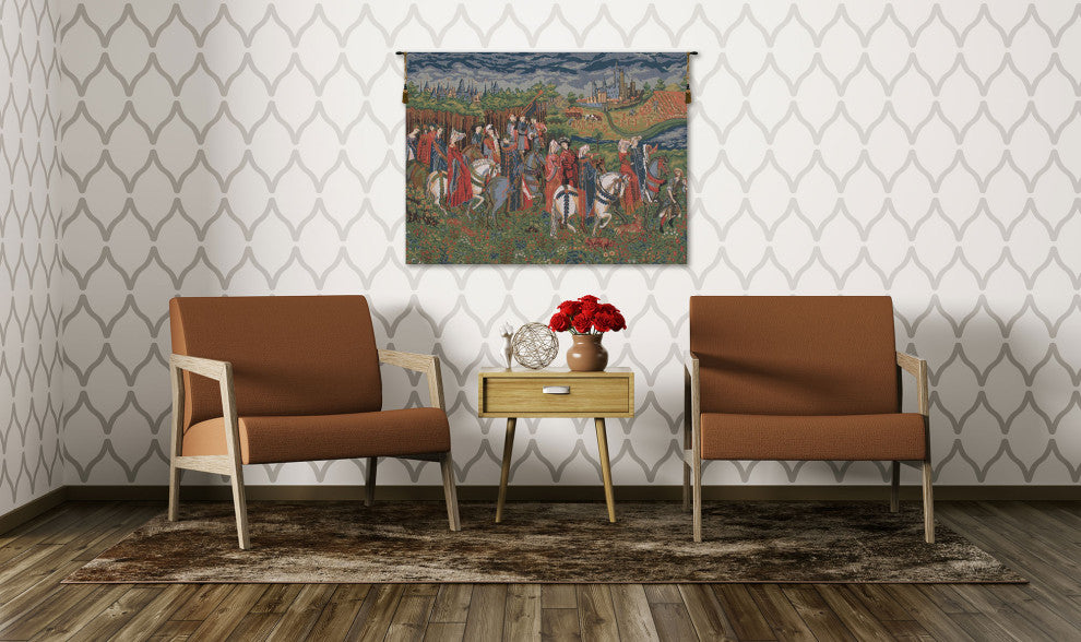 Duke of Berry I European Tapestry Wall Hanging
