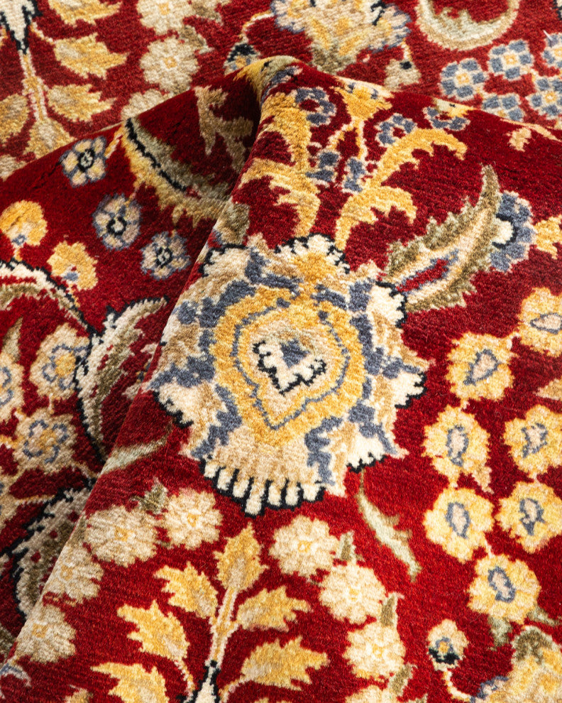 Mogul, One-of-a-Kind Hand-Knotted Area Rug Red, 3'0"x4'9"
