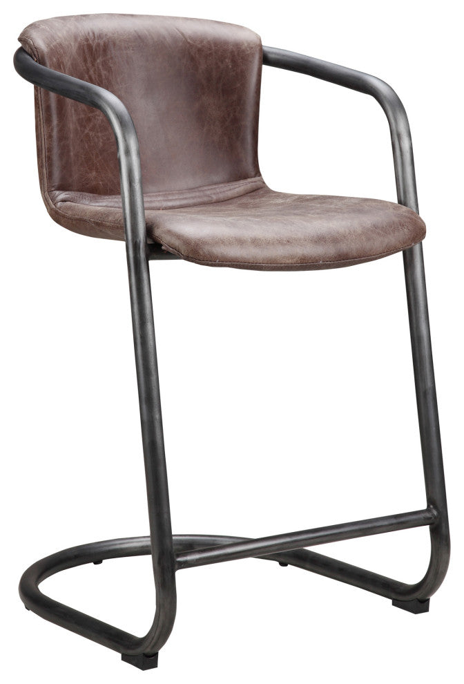 Industrial Freeman Counter Stool Light Brown - M2 - Brown