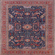 Ahgly Company Indoor Square Mid-Century Modern Area Rugs, 7' Square