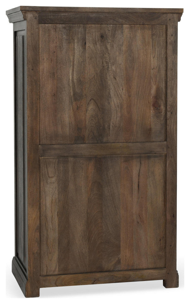 Kosas Home Adelaide Six-Drawer Mango Wood Chest Dresser, Cocoa Brown