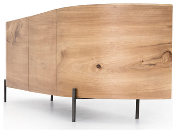 Lunas Media Console-Gold Guanacaste