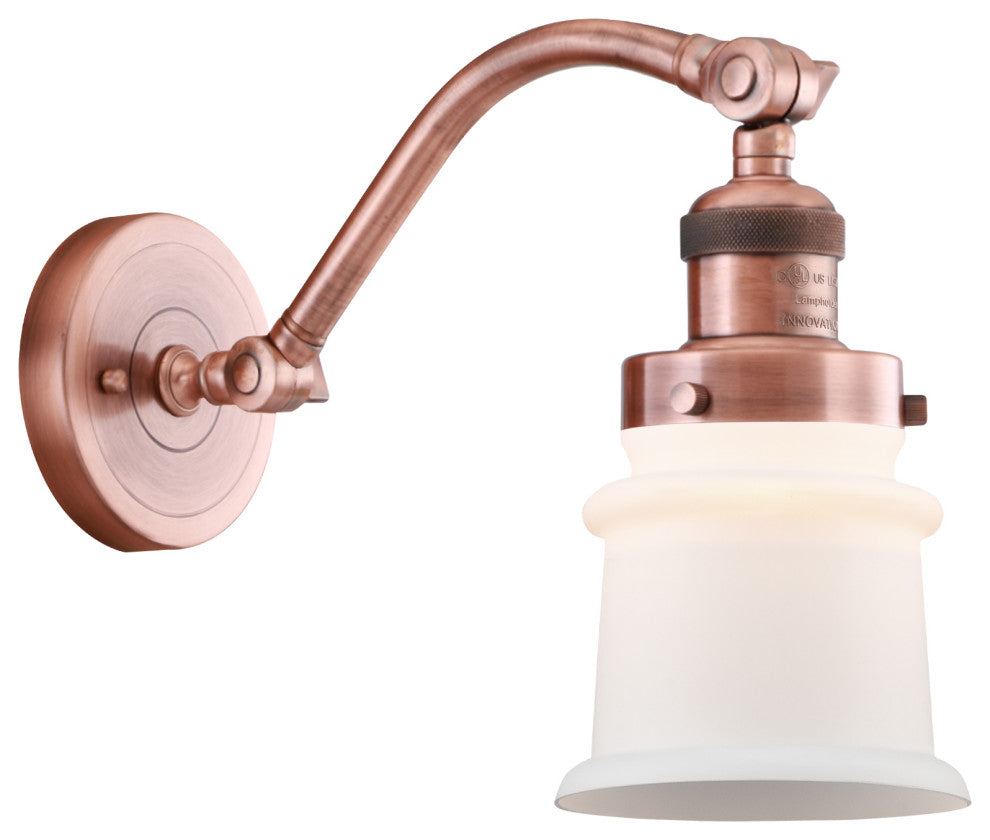 INNOVATIONS LIGHTING 515-1W-AC-G181S Small Canton 1 Light Sconce