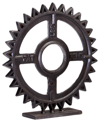 Cyan Design Gear Sculpture #4, Bronze