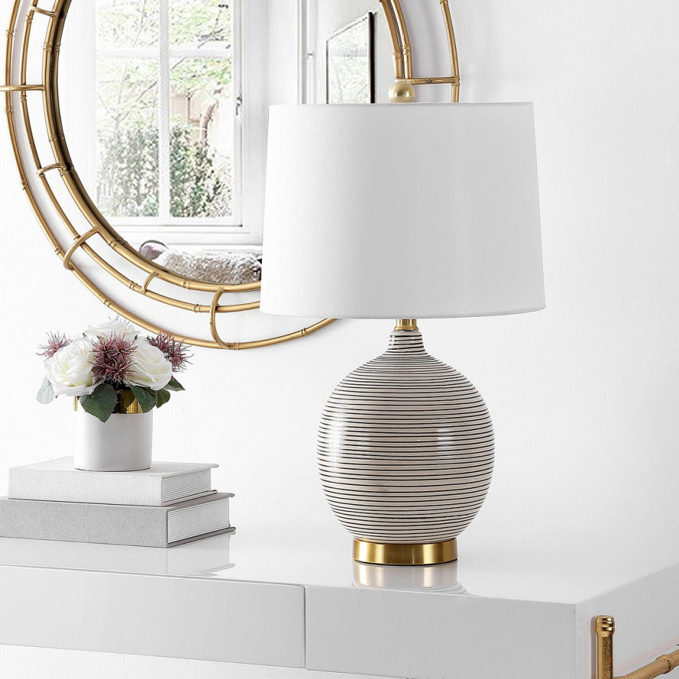 Safavieh Kremp Table Lamp With USB Port Grey