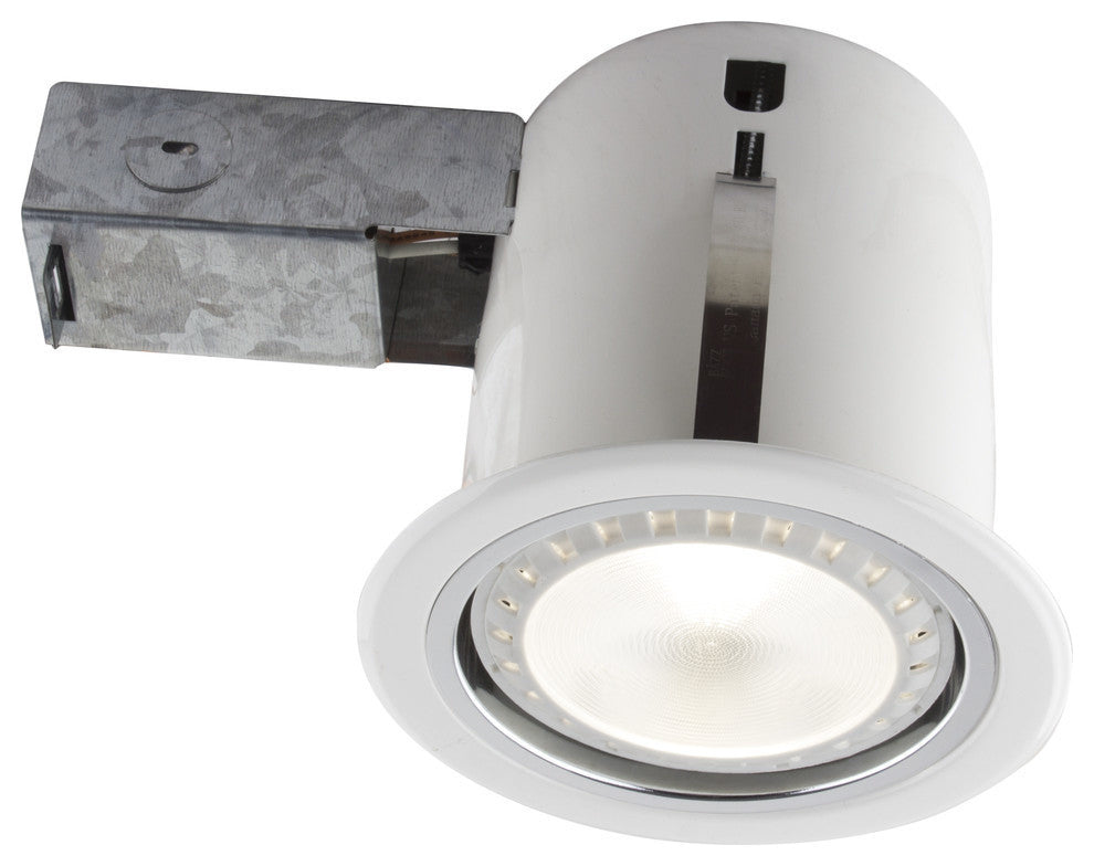 5" White Recessed LED Lighting Kits With PAR30 Bulb Included, 4-Pack