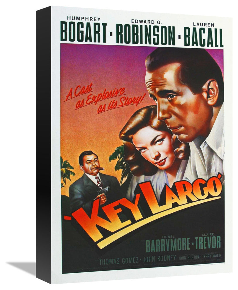 "German - Key Largo" Stretched Canvas Giclee by Hollywood Photo Archive, 11x16"