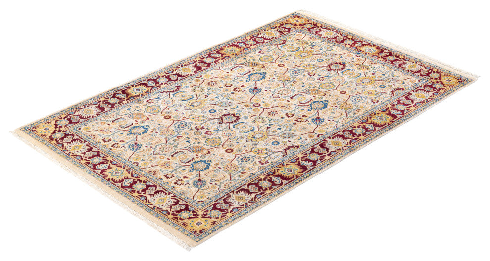 MOGUL, Hand Knotted Area Rug 6' 3" X 4' 1"