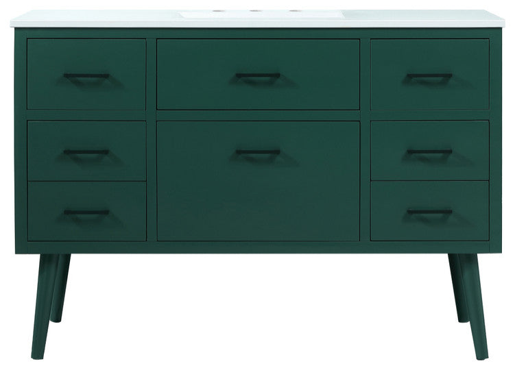 Home Living 48" Bathroom Vanity, Green