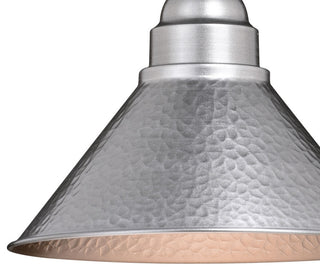Outland 10" Outdoor Pendant Light Brushed Pewter