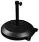 75 lb. Umbrella Base With Steel Cover With Concrete Black