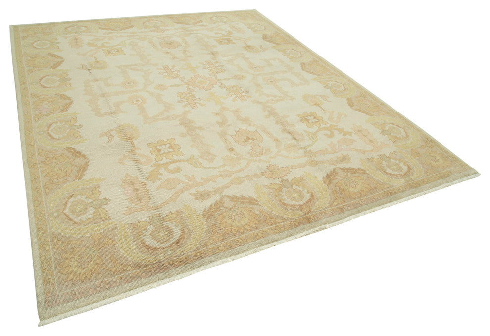 Rug N Carpet - Hand-Knotted Oriental 8' 0" x 10' 0" Unique Oushak Area Rug