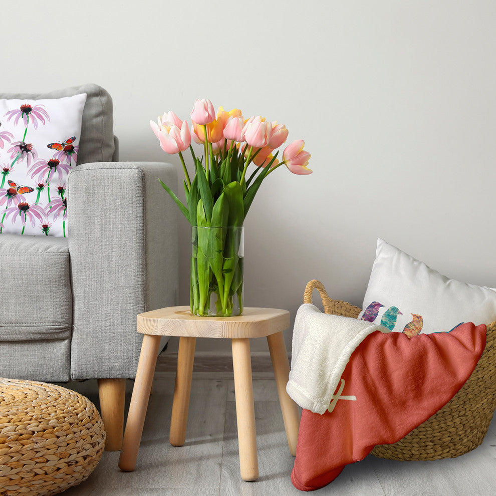 60 x 80 xOXO Valentine's Throw Blanket, Coral
