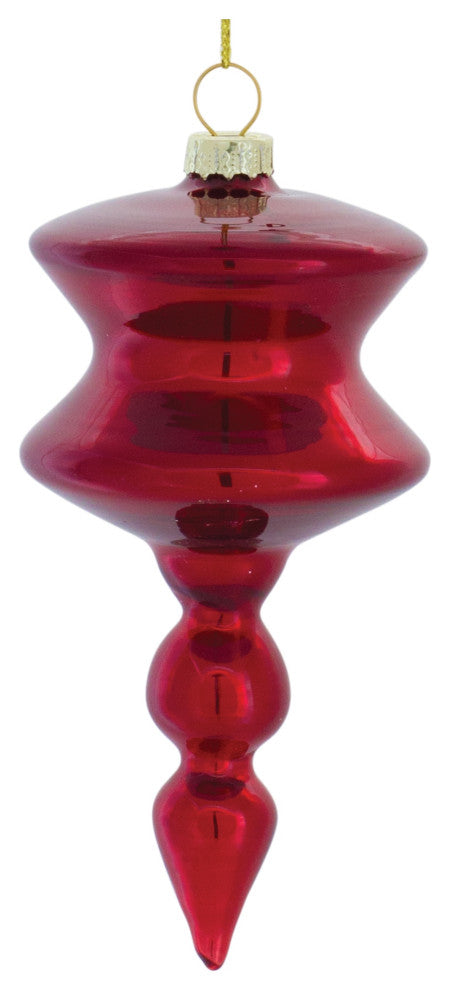 Glass Finial Drop Ornament, 12-Piece Set