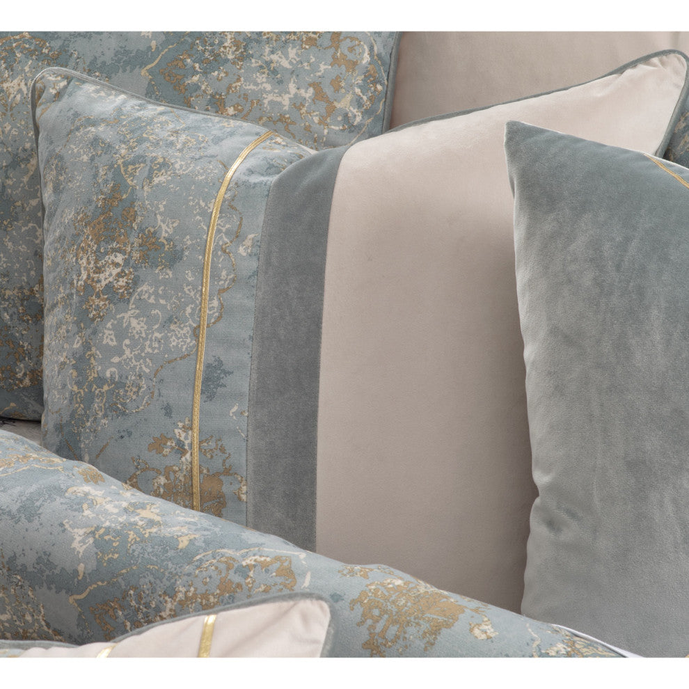 Debonair 10-Piece King Comforter Set, Mist