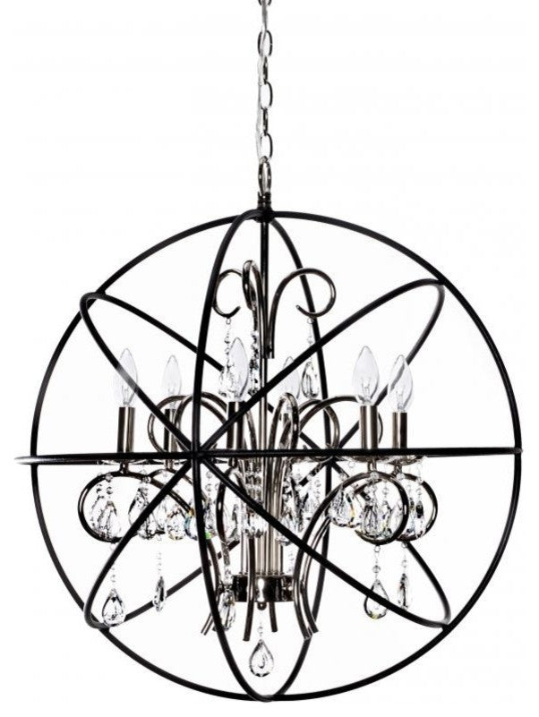 Maxim Lighting Orbit Single Tier Chandelier - 25144ARPN