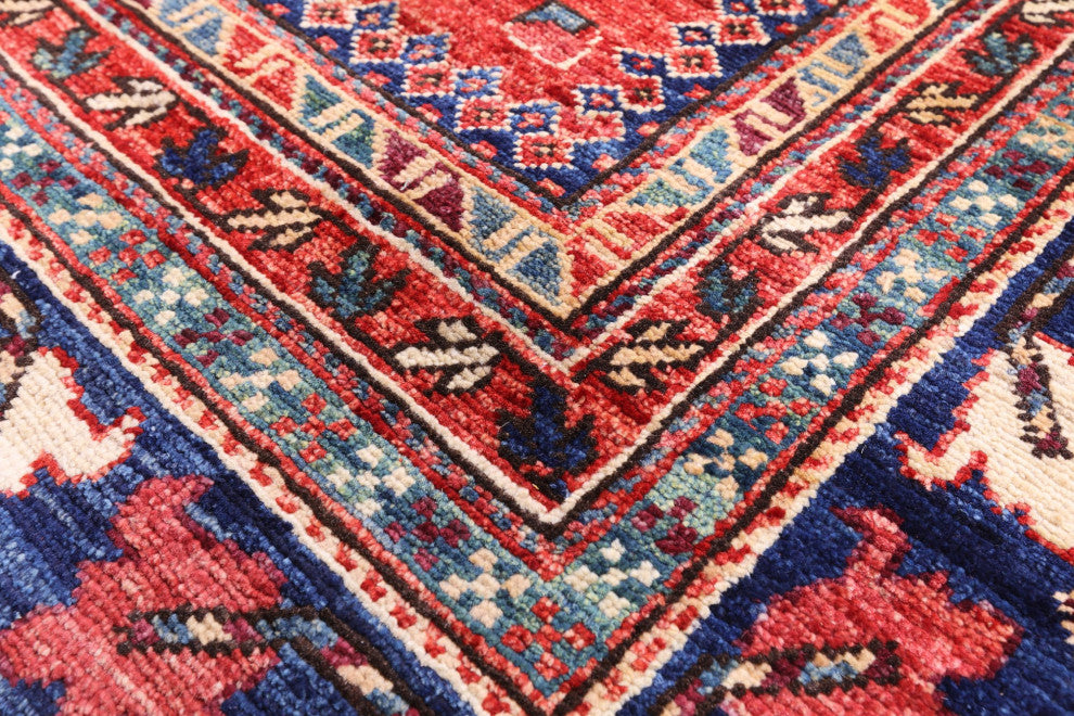 9' 11" X 13' 7" Persian Fine Serapi Handmade Wool Rug - Q12439