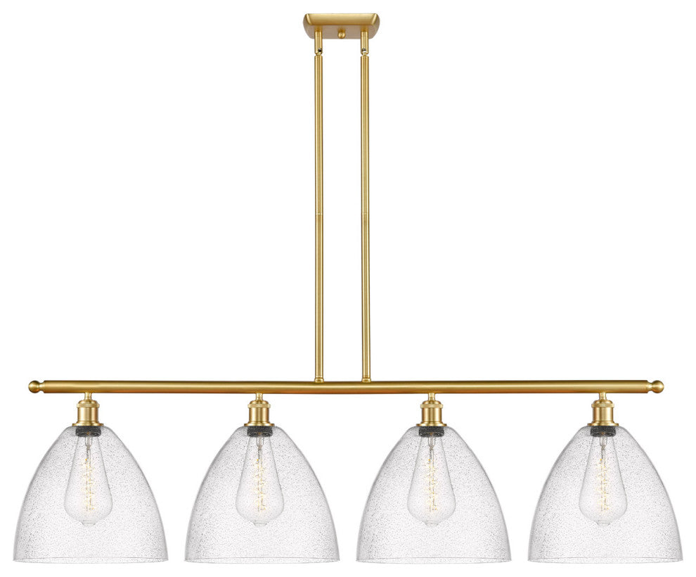 Innovations 516-4I-SG-GBD-124-LED 4 Light Island Light, Satin Gold