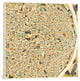 "Abstract City Map of St. Louis" by Jazzberry Blue, 18x18x1.5