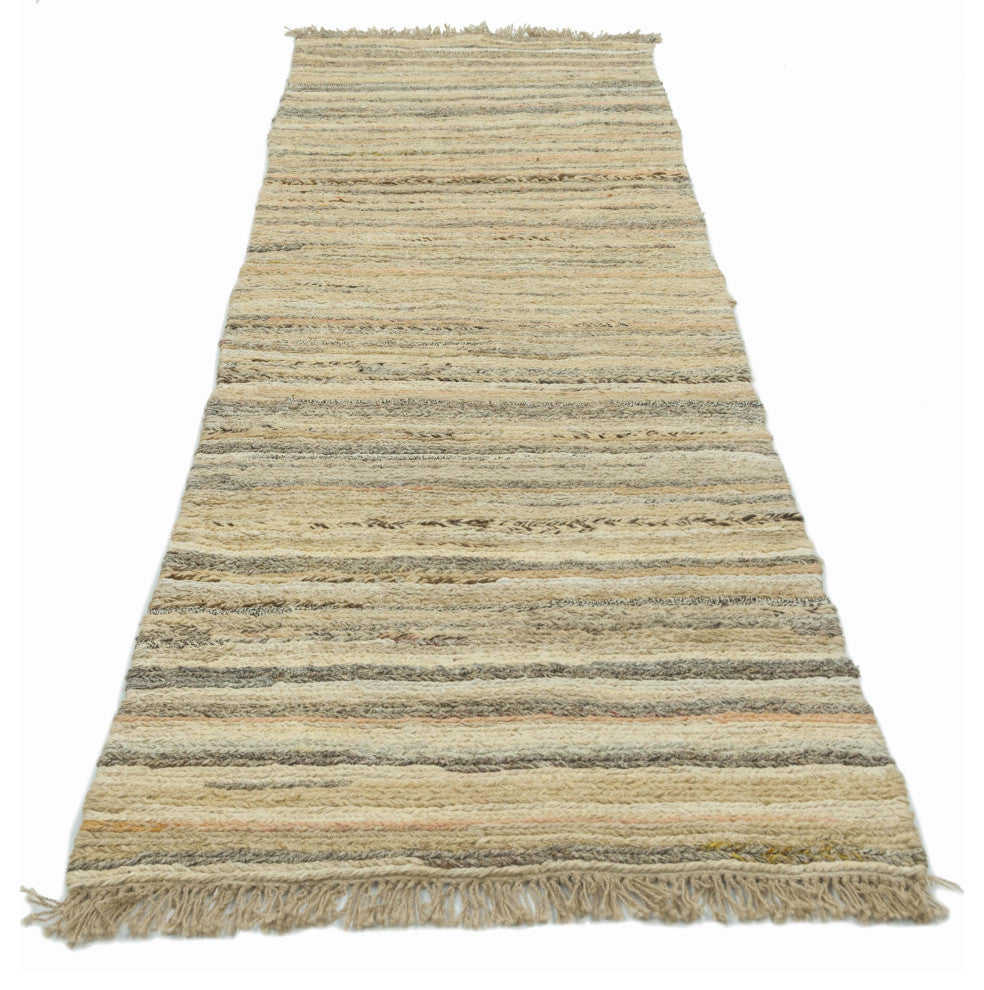 Multicolor New Turkish Soumak Runner 2' 10" x 9' 1", 34 in. x 109 in.
