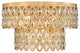 Zlite 822F20-HB 9-Light Flush Mount, Heirloom Brass