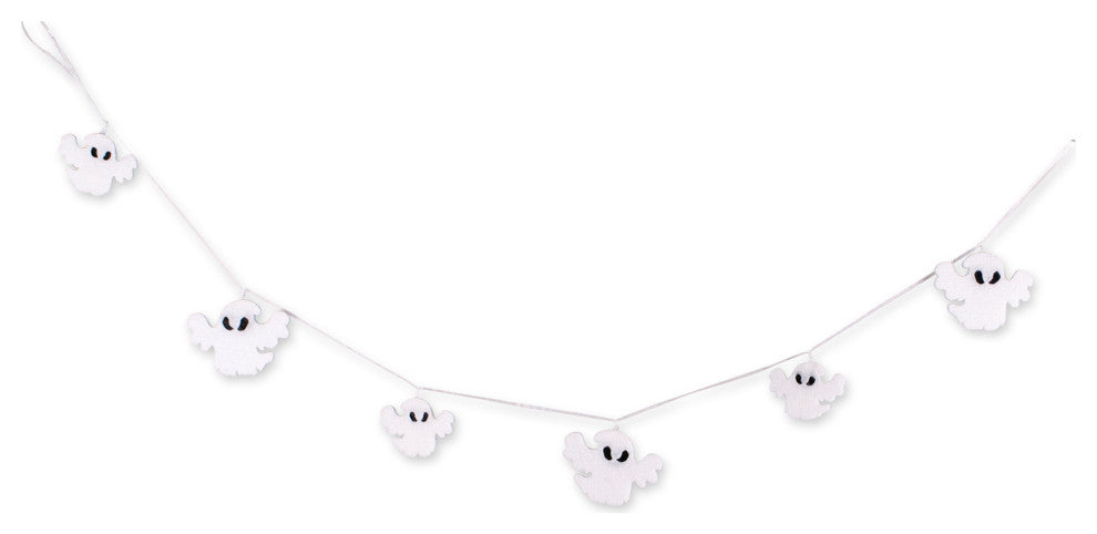 Hanging Foam Ghost Garland, Set of 2