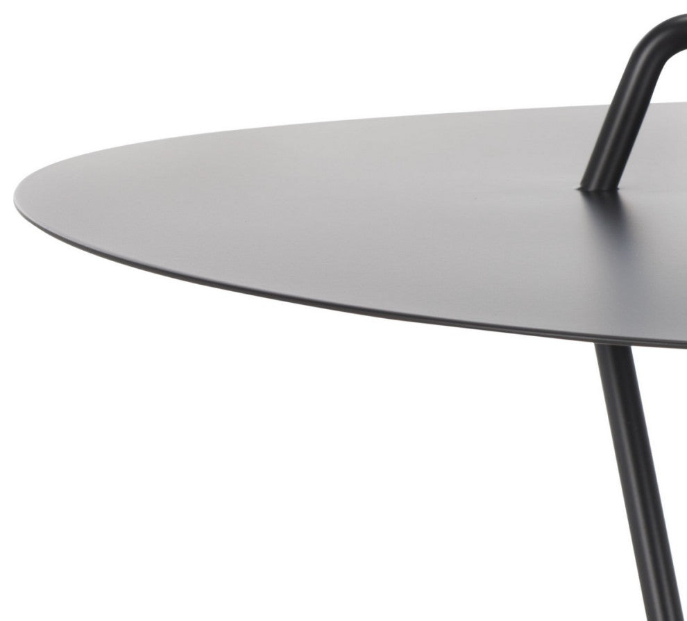 Safavieh Eugenia Side Table, Matte Black