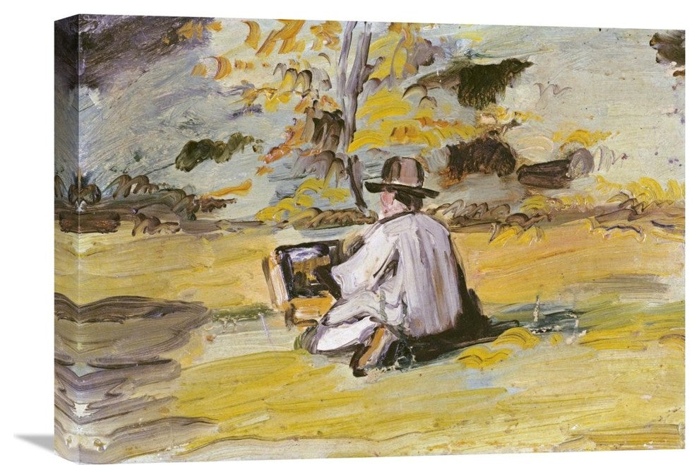"A Painter at Work" Artwork, 22" x 15"