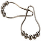 Arista Steel Shower Ring Set, Satin Nickel