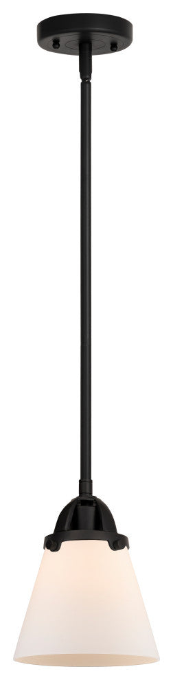 Small Cone Mini Pendant, Matte Black, Matte White, Matte White