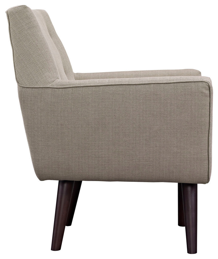 Modern Granite Posit Upholstered Armchair