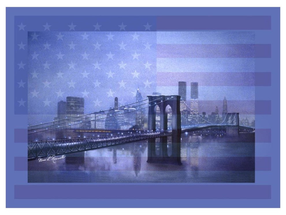 "America Forever" Digital Paper Print by Diane Romanello, 26"x20"
