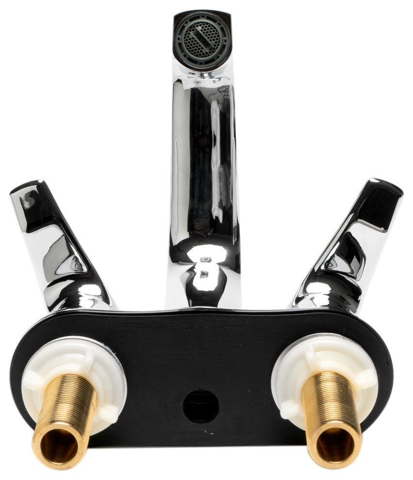 AB1493-PC Polished Chrome Two-Handle 4'' Centerset Bathroom Faucet