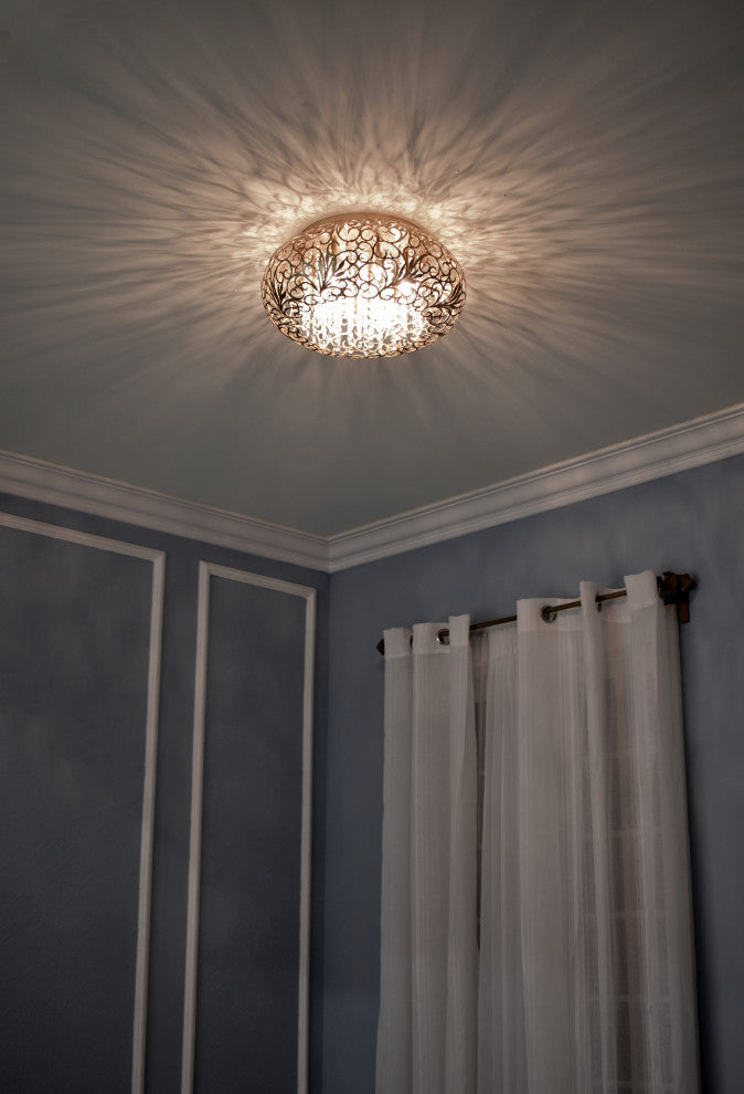 Maxim Arabesque Seven Light Flush Mount 24150BCGS