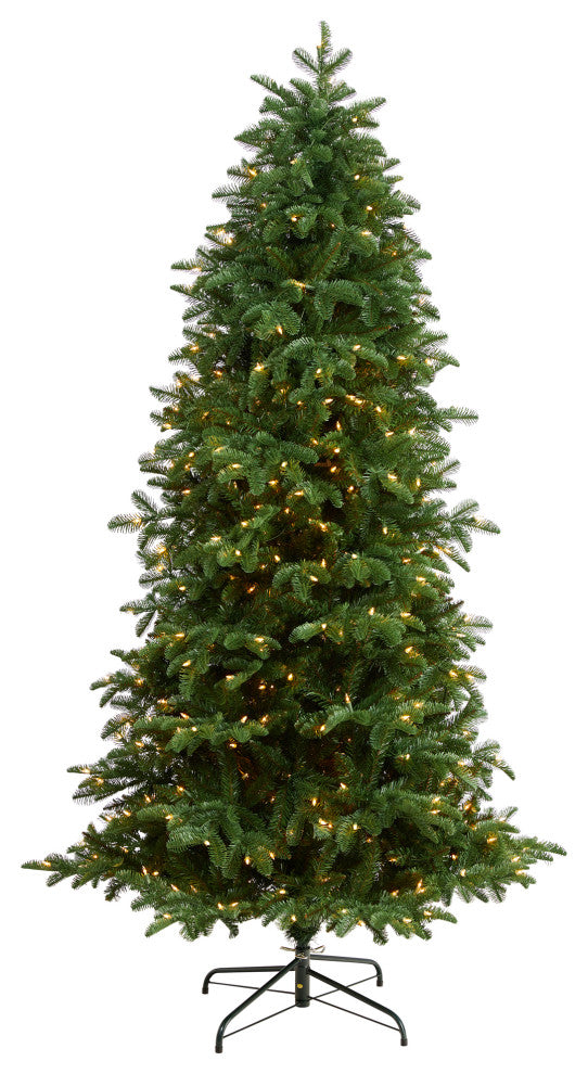 T3346 7 South Carolina Fir Artificial Christmas Tree With 550 Clear Lights