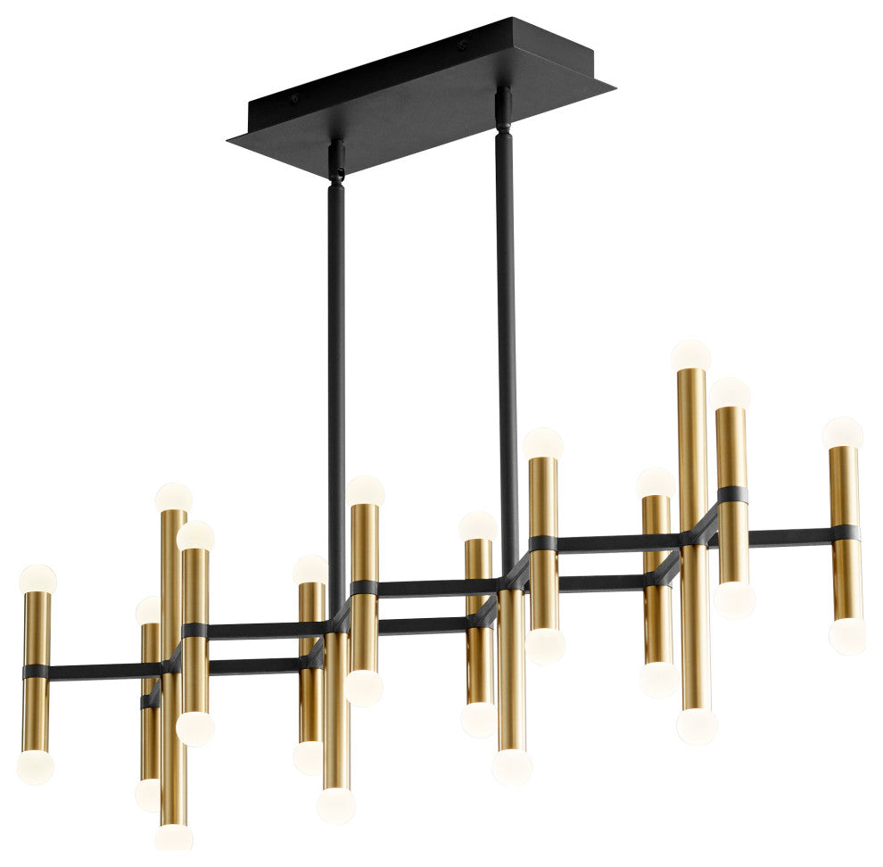 Oxygen Lighting 3-686-1540 Nero 26-Light Ceiling Mount