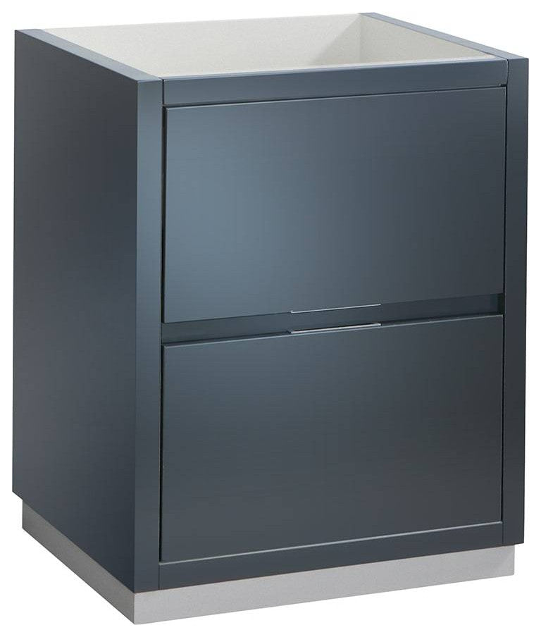 Fresca FCB8424GG Valencia 24" Dark Slate Gray Free Standing Bathroom Cabinet
