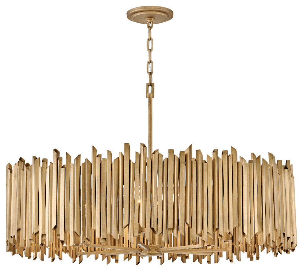 Hinkley Roca Large Drum, Burnished Gold